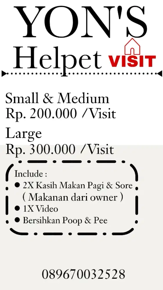 Pemeliharaan Anjing Visit