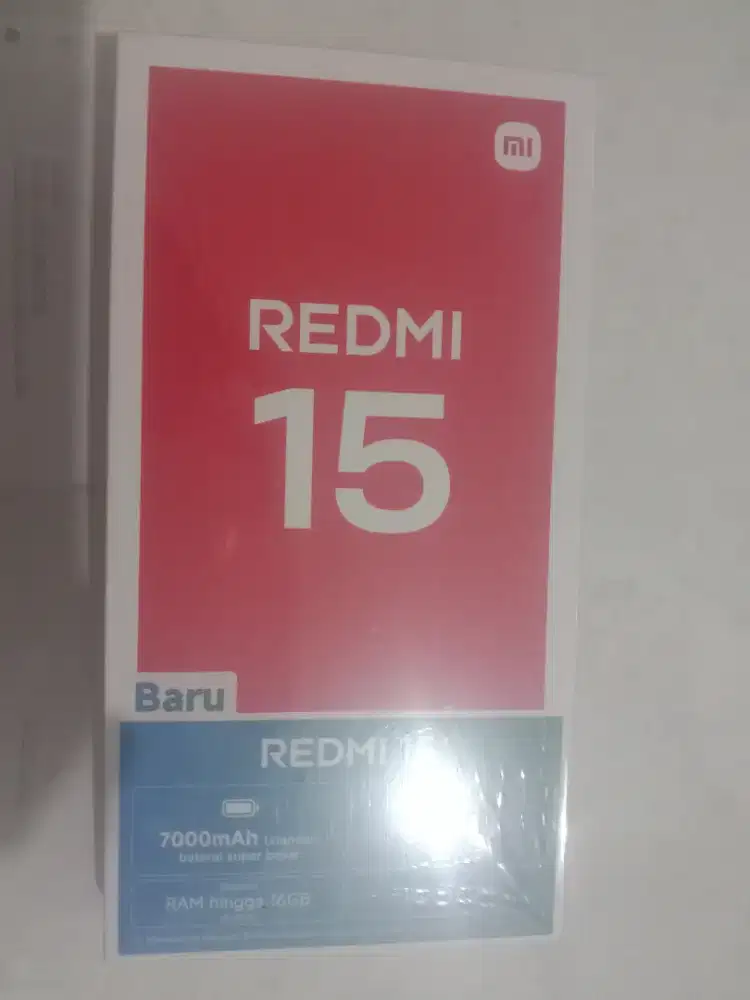 redmi 15 8/128  baru 2 minggu