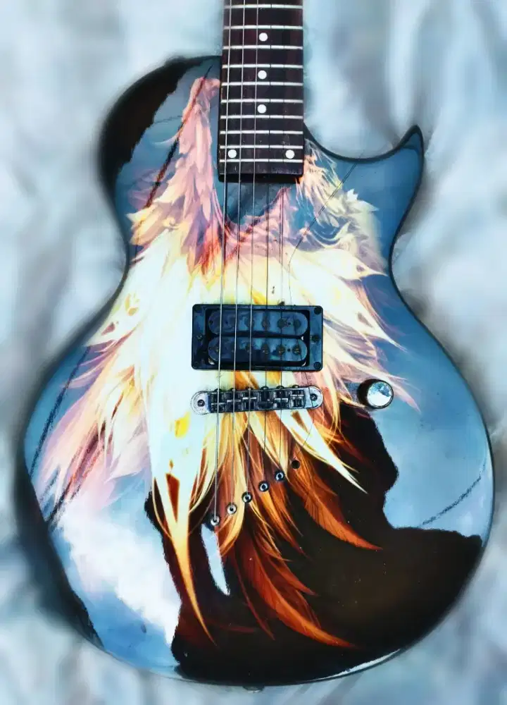 guitar electrik AION Linda black indian
