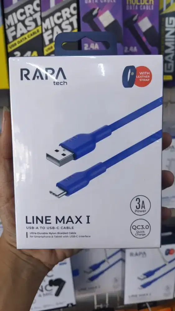 KABEL DATA TYPE-C RAPA TECH LINE MAX I