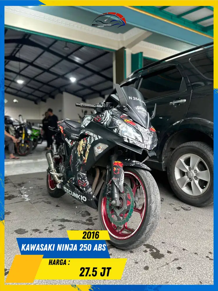 KAWASAKI NINJA 250 ABS 2016 MESIN DIJAMIN AMAN HIKMAH MOTOR KEPUH
