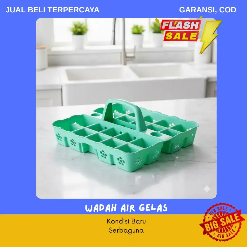 (BISA COD & NEGO 2025) Wadah Gelas Air
