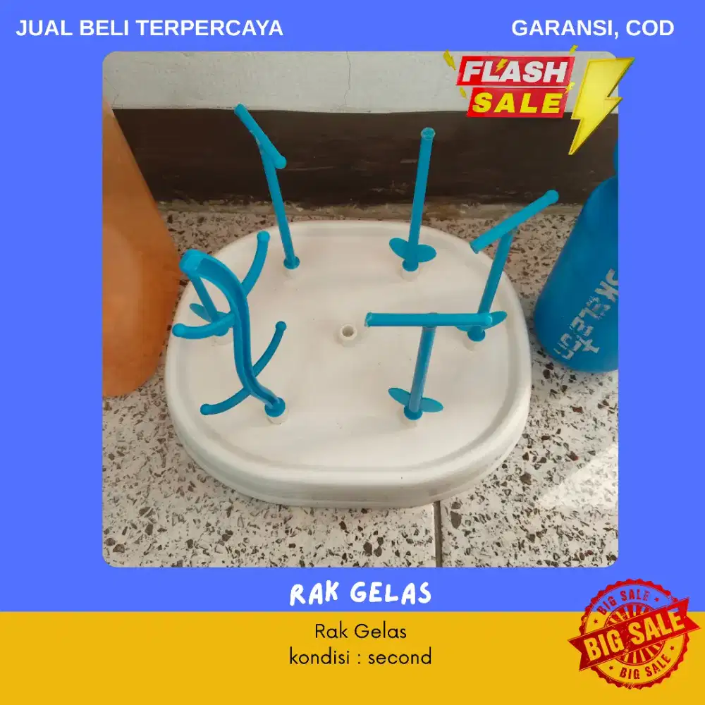 (BISA COD & NEGO 2025) Rak Gelas