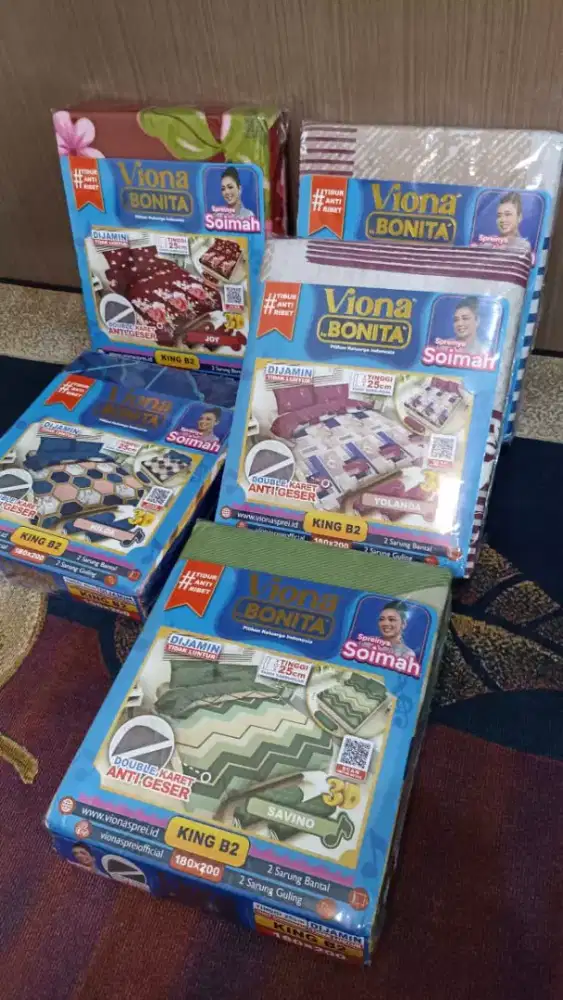 Sprei bonita ukuran 180cm