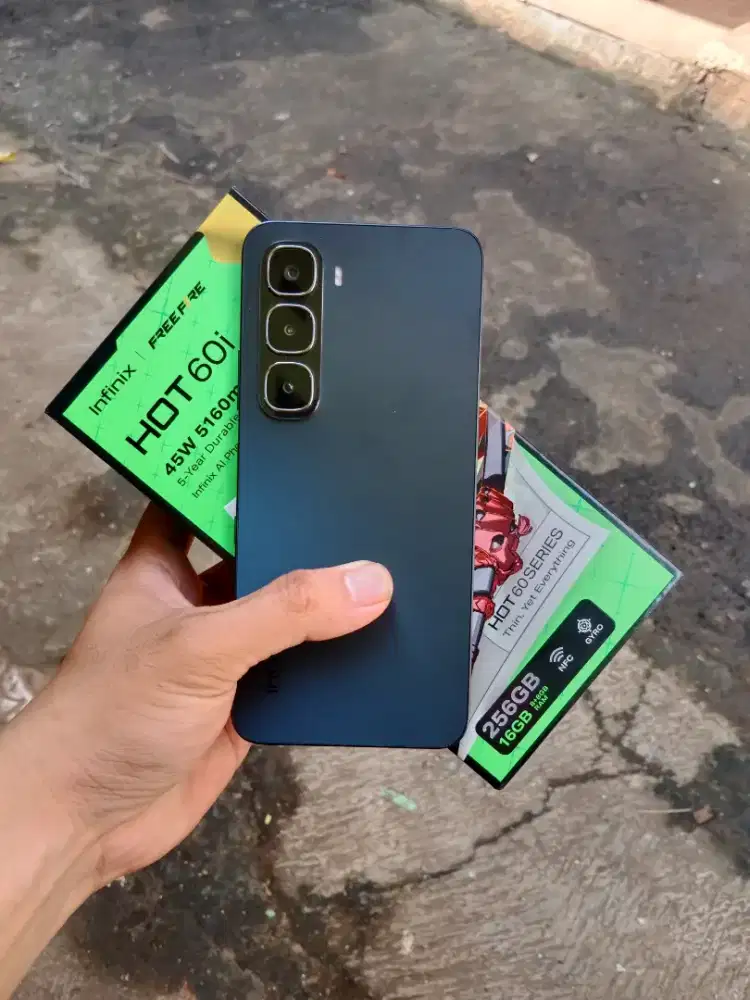 INFINIX HOT 60I RAM 8+8/256GB + NFC (FULLSET)