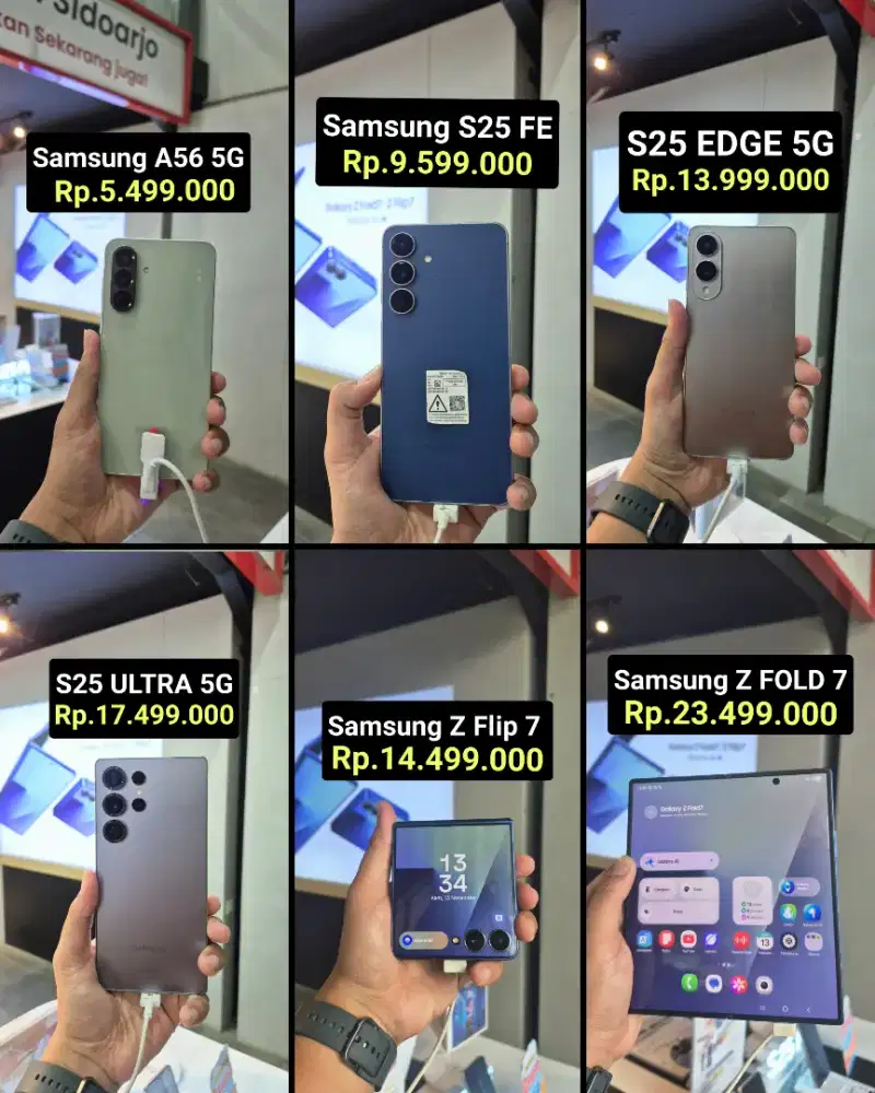 PROMO SAMSUNG WEEKEND ‼️
LOKASI SIDOARJO ‼️
BISA KREDIT ‼️