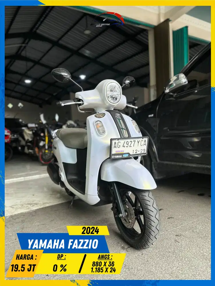 YAMAHA FAZZIO 2024 MULUSS POLL MASZEHH HIKMAH MOTOR KEPUH