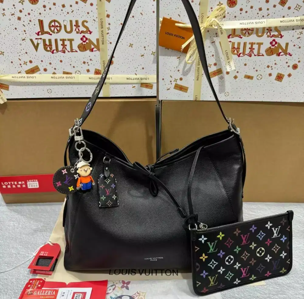 TAS LV X TM CARRYALL VIBE TOTE BAG ORIGINAL LAMBSKIN LEATHER