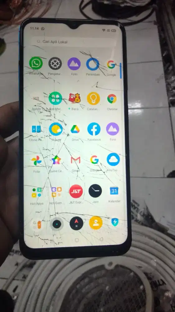 Realme c3 3/32gb laya pake batangan halal