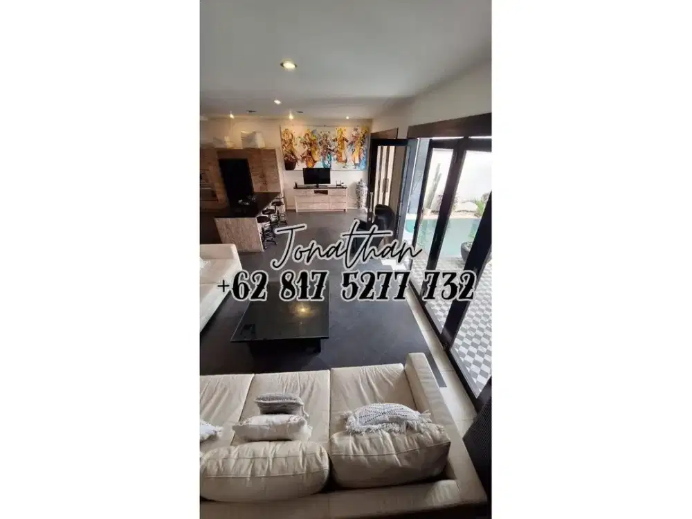 Villa Modern 5 Kamar Tidur Freehold di Pantai Nelayan Canggu - VSKHE
