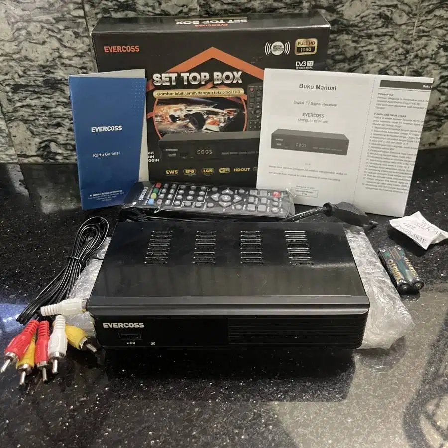 STB PRIME EVERCOSS DVB T2 HD