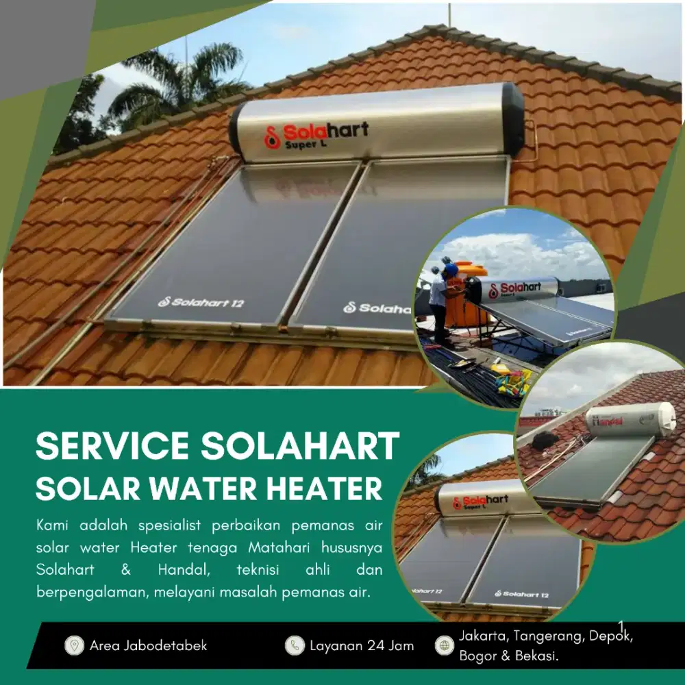 Service Pemanas Air Solahart - Perbaikan Solar Water Heater PIK