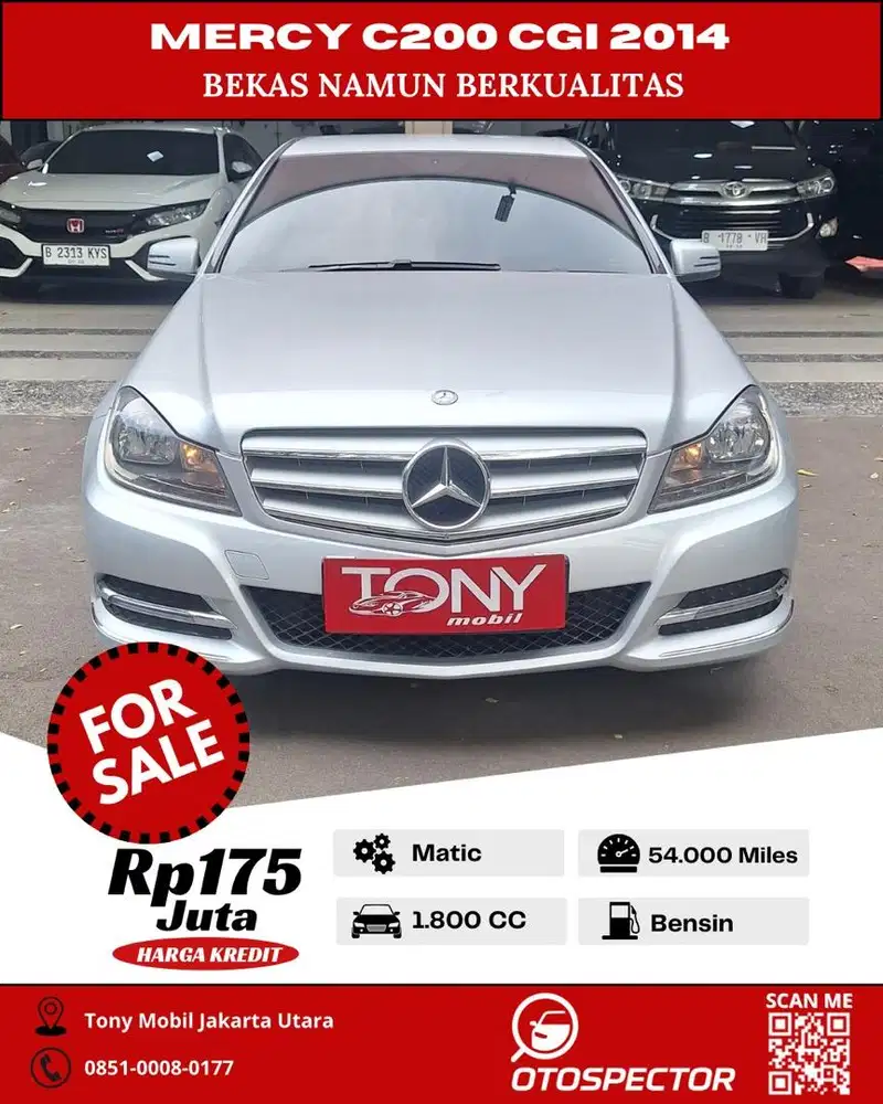 Mercedes Benz C200 CGI W204 2014 Silver