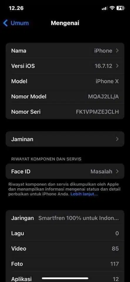 iphone x 64 gb alloprator