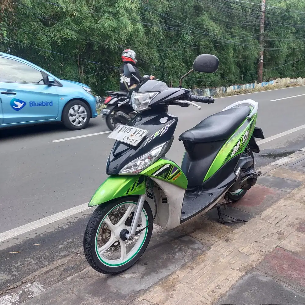 Yamaha Mio J 2013 Orisinil mesin Aluss Hijau