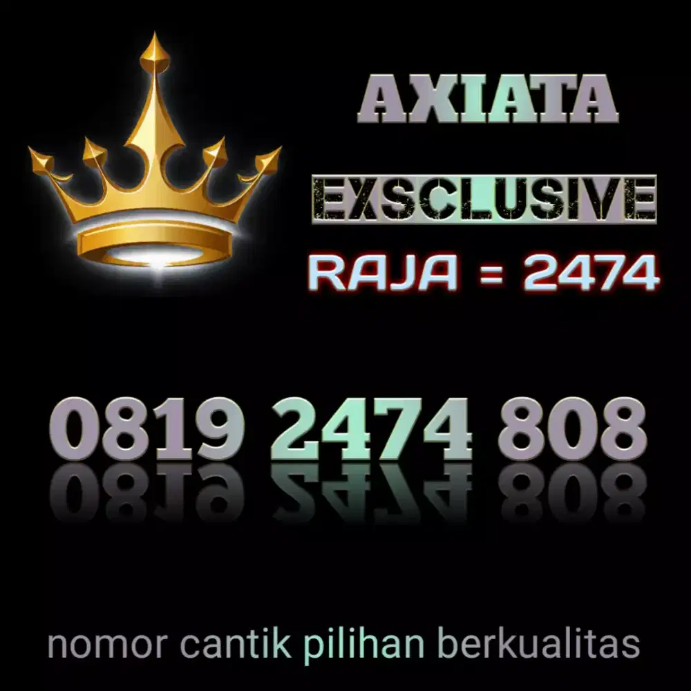 Nomor Cantik Berkarakter 2474 Spesial Perdana XL 11 Digit Premium