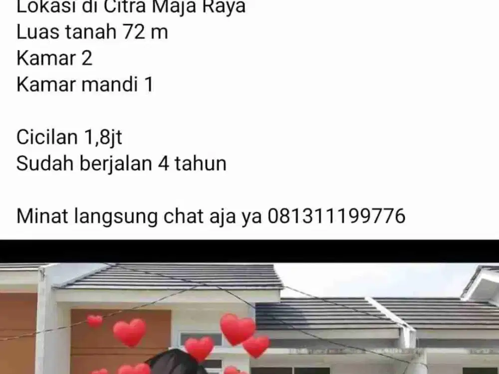 Jual rumah/ Take over