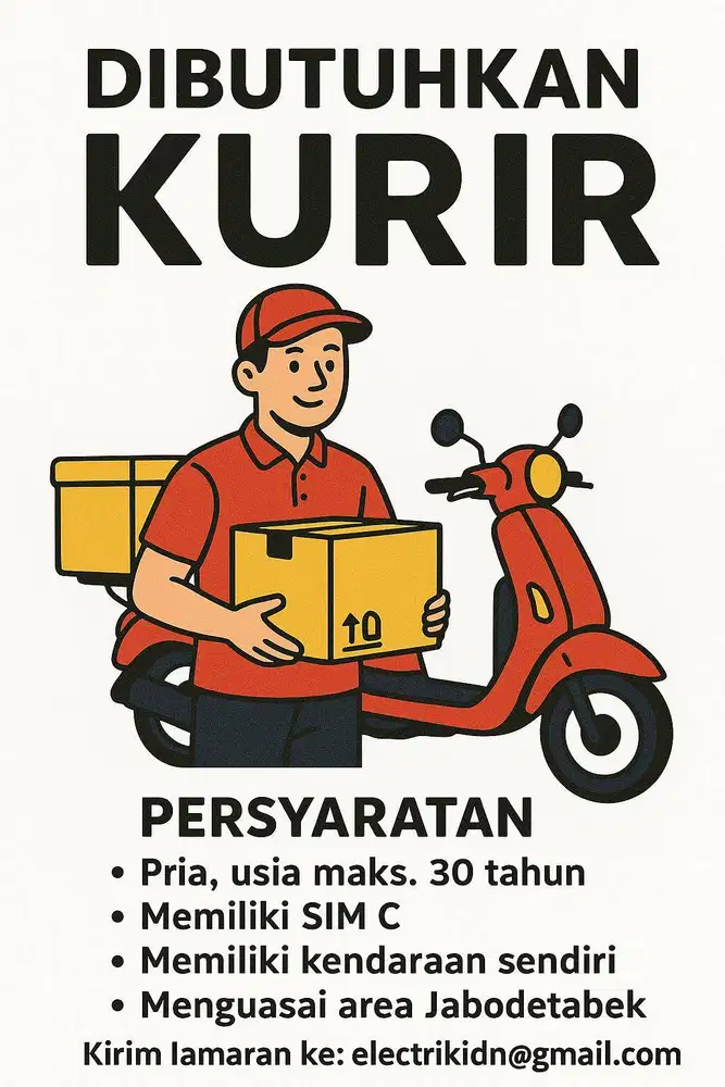 Dicari Staff Kurir