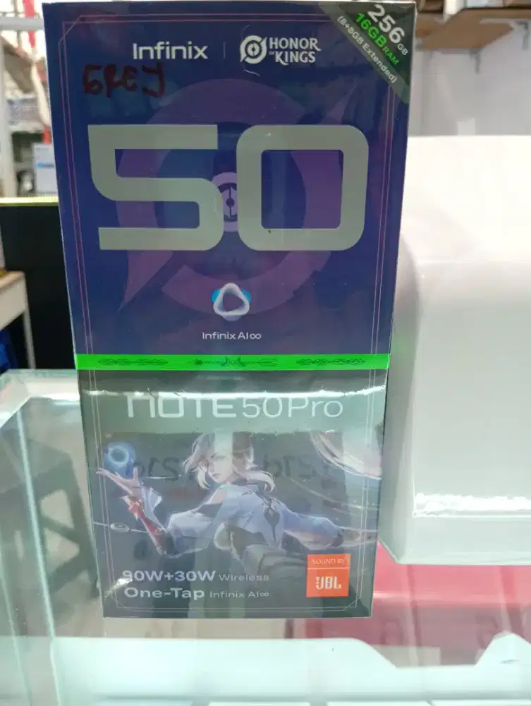 3JTA'AN INFINIX NOTE 50PRO, HELIO G100 ultimate, layar AMOLED