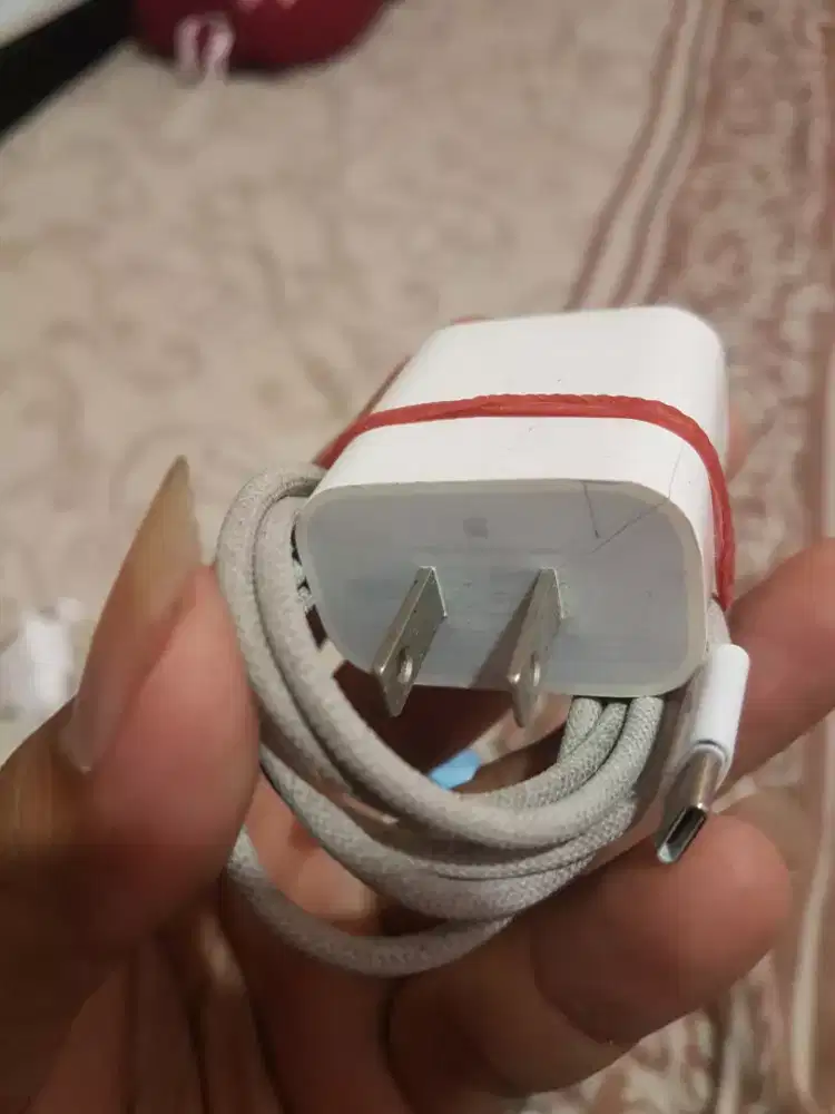 charger iphone 20 watt original Tipe C to C