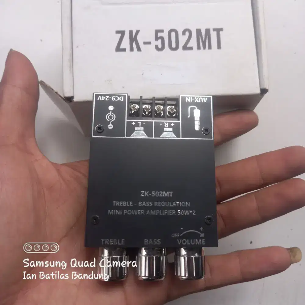 Mini power ampli bluetooth amplifier speaker bass trebel
