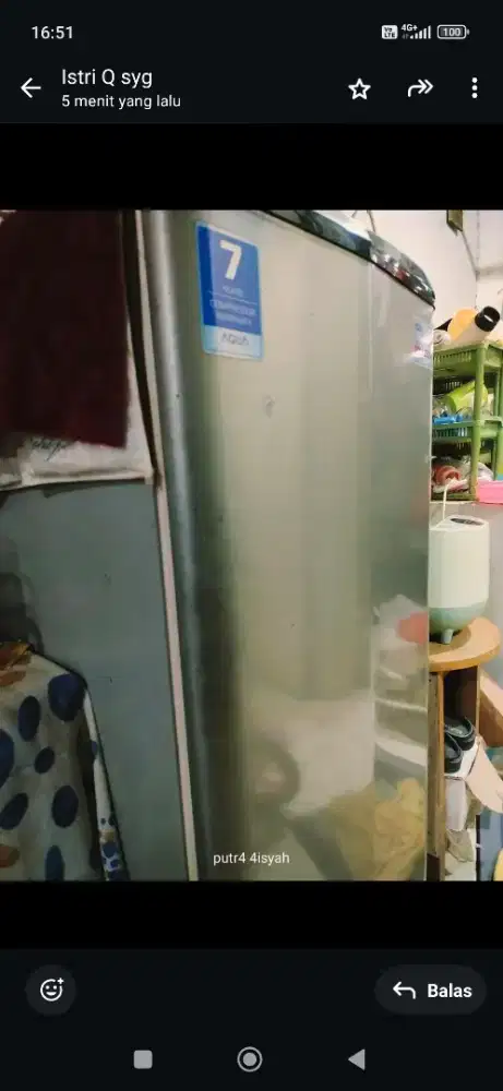 Kulkas 1 pintu merek AQUA