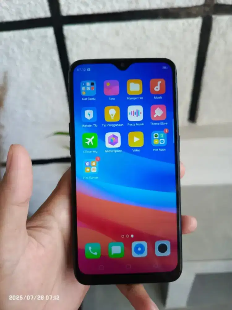OPPO A5S HITAM BAGUS