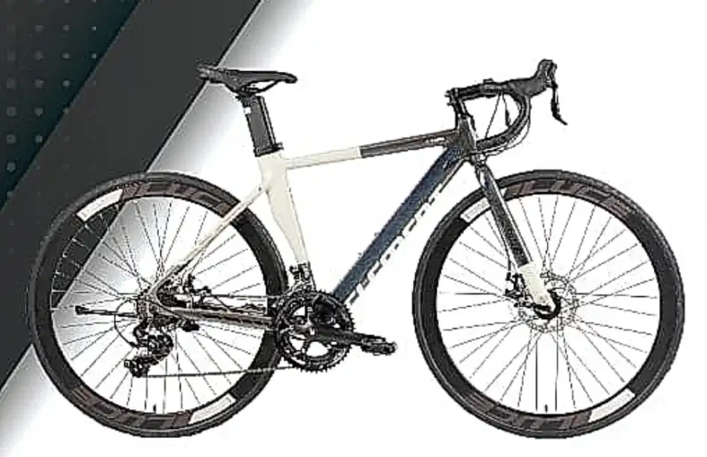 Road Bike 700c Element FRC 50 alloy Brifter 2x8speed Disc Brake