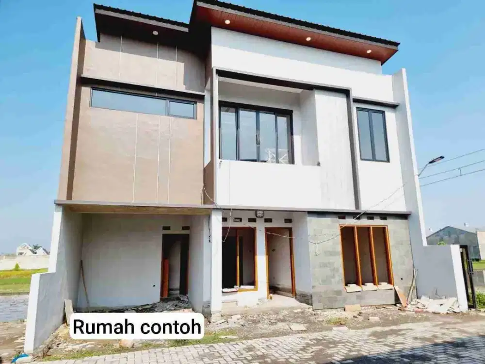 rumah mewah 2lantai cluster pesan bangun dekat solo termurah di colomadu