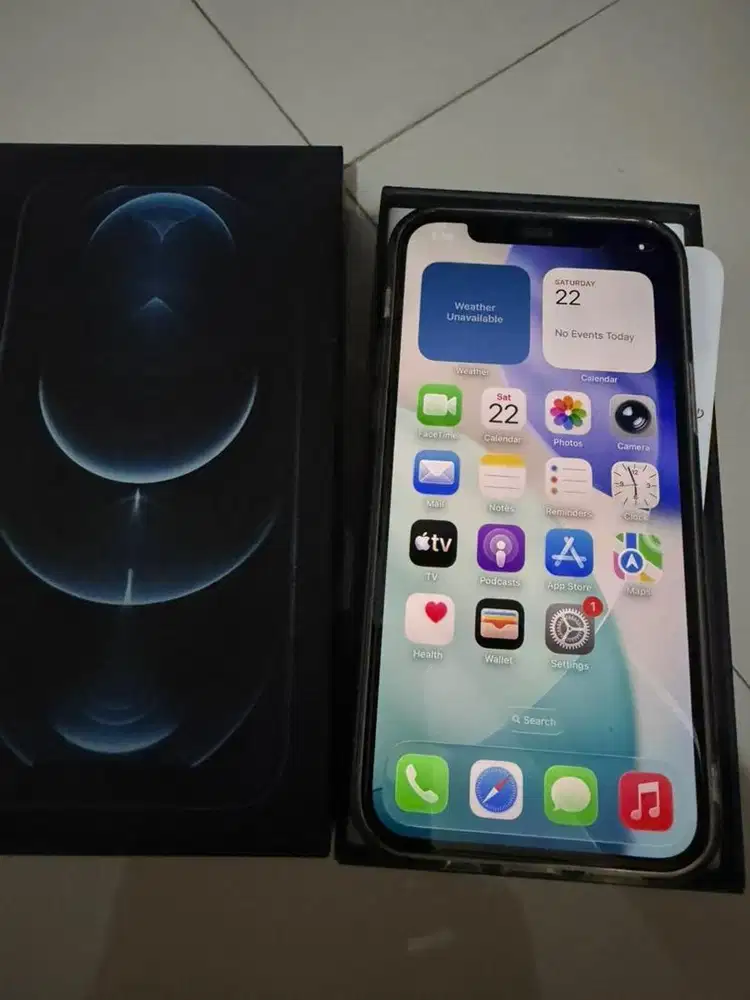 Iphone 12 Pro Baterry Health 100% (ganti apple store singapore)