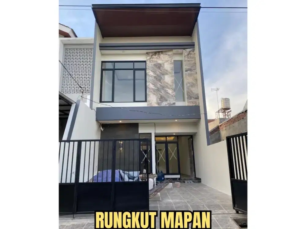 ‼️SISA 1 UNIT ‼️ RUMAH MINIMALIS BARU GRESS RUNGKUT MAPAN TENGAH SURABAYA TIMUR. DEKAT MERR, UPN, TOL, BANDARA JUANDA, Dsb