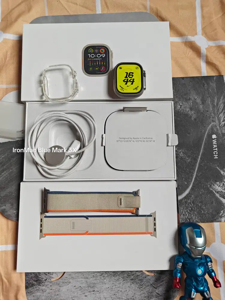 Apple Watch iWatch Ultra 2 Titanium 49mm Fullset Original Mulus