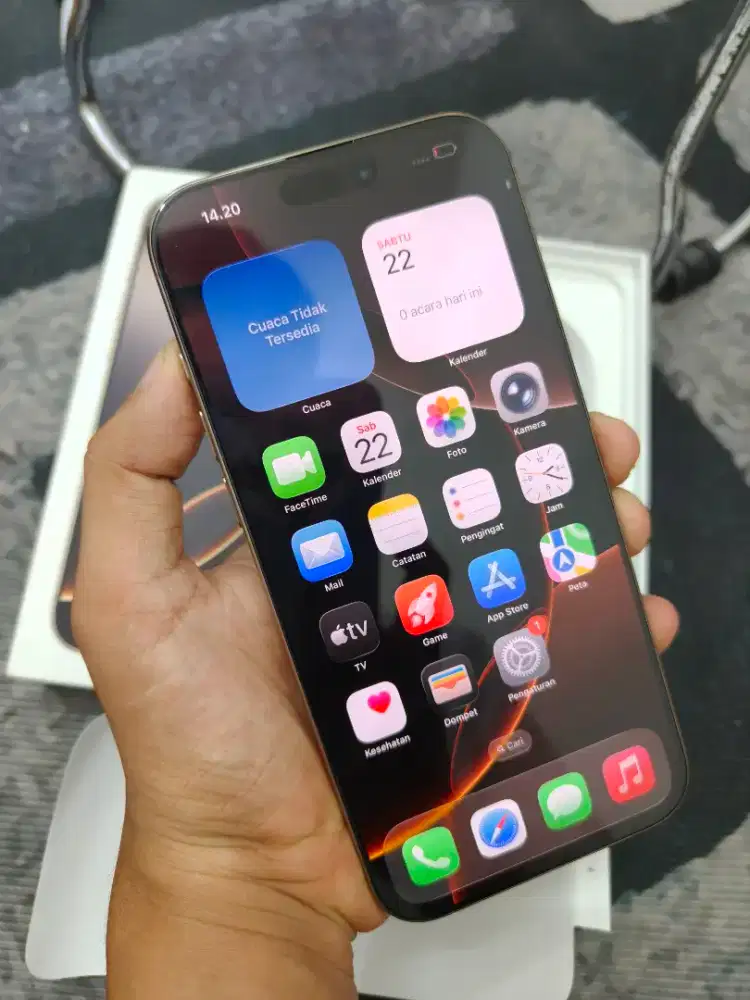 iPhone 16 promax 256 GB iBox disert titanium