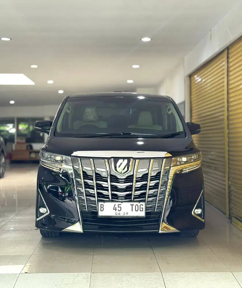 Toyota Alphard 2.5 G ATPM 2019 June Automatic Hitam Metalik Vieta Moto