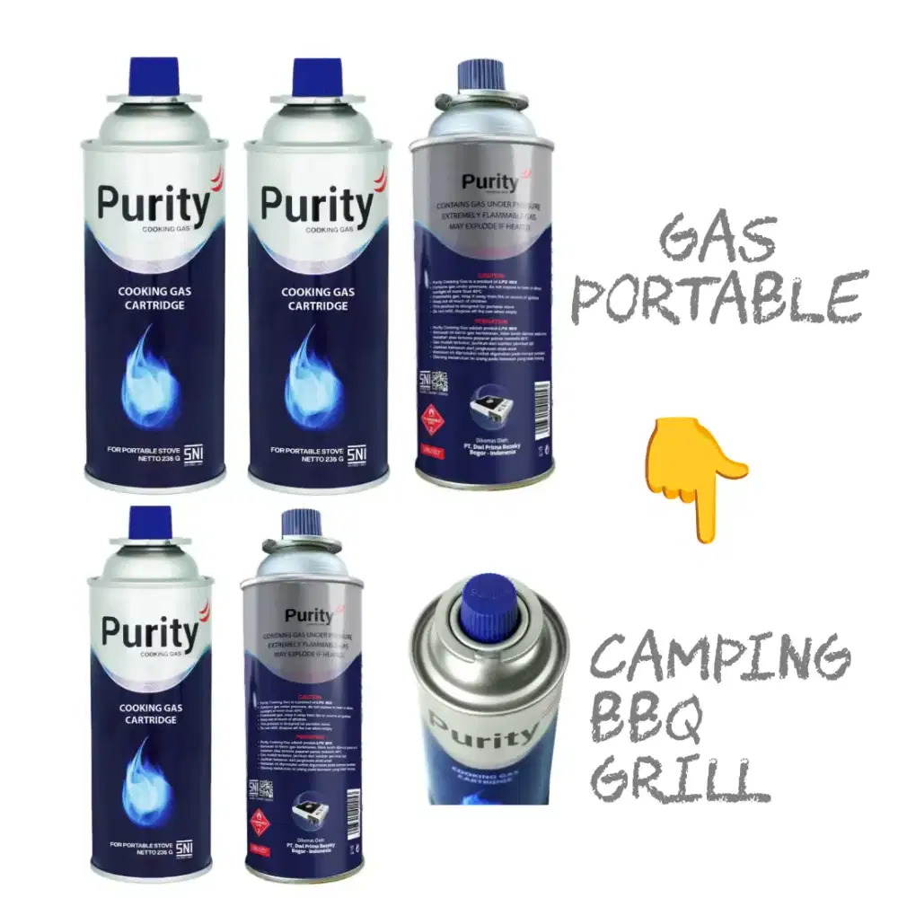 Gas portable purity