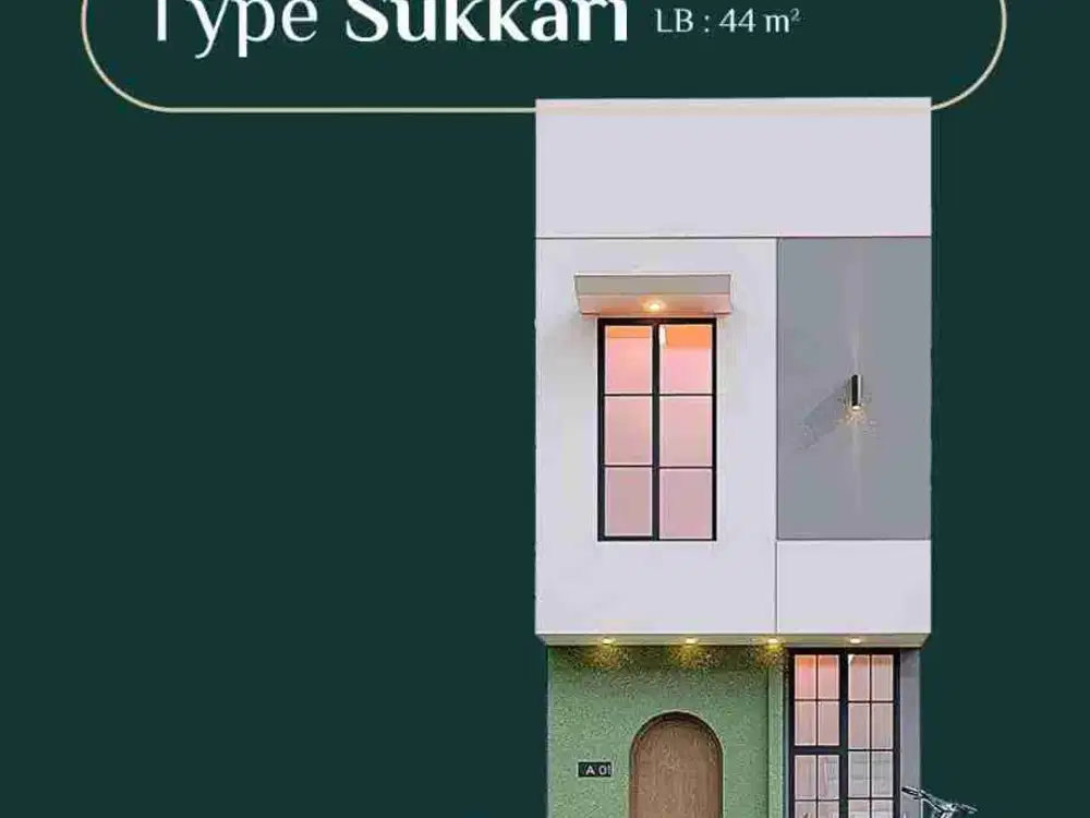Rumah cluster 2 lantai siap huni di Cileungsi Bogor murah KPR 0% DP strategis 6 menit ke pintu tol Narogong Nagrak dan kota wisata Cibubur Bogor
