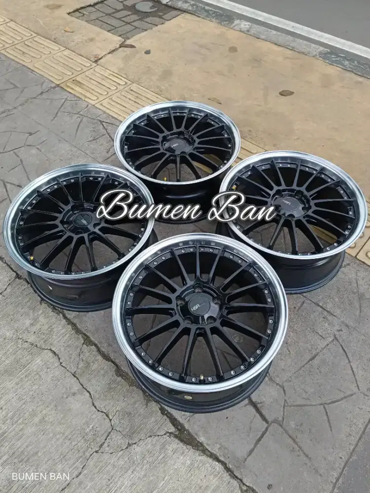 Velg Racing HSR R18 x 8jj ET45 Pcd 5x114,3 HRV BRV CRV Juke Inova dll