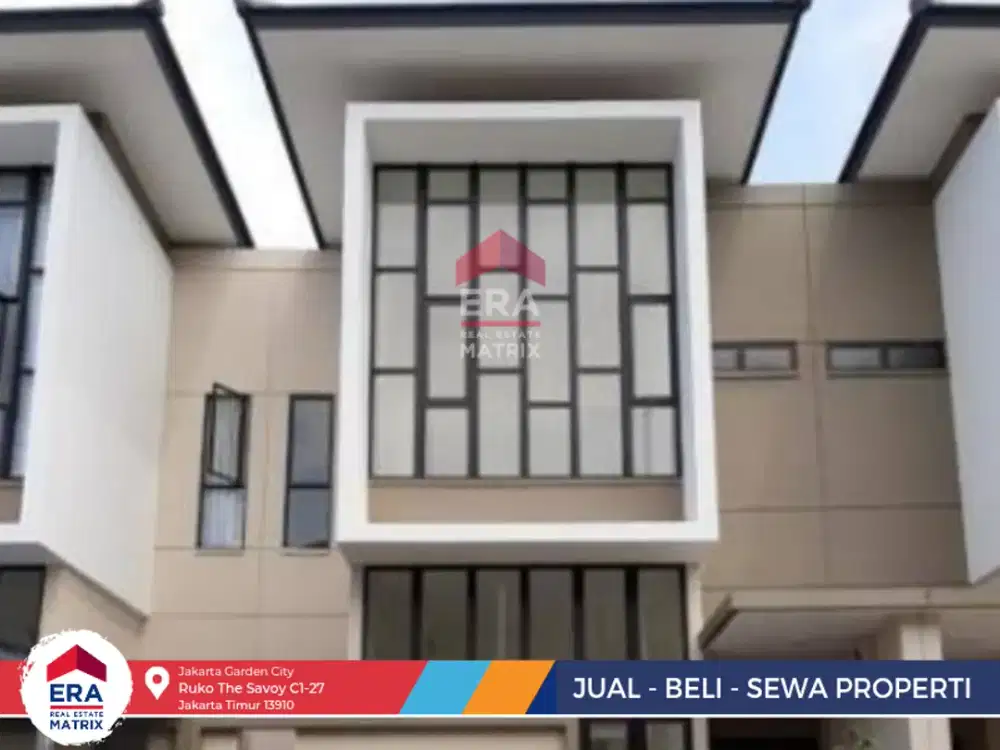 Jual Cepat Rumah Bagus Lebar 9  siap huni kondisi Baru Harga Bagus pula di Cluster Matana Asya Jakarta Garden City (JGC)  Cakung Jakarta Timur