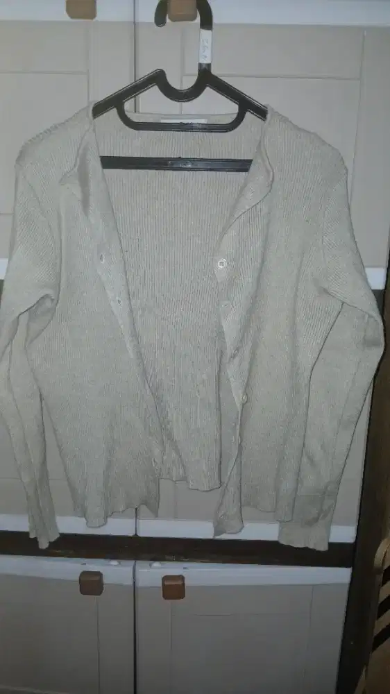 ecinos oat knitted cardigan