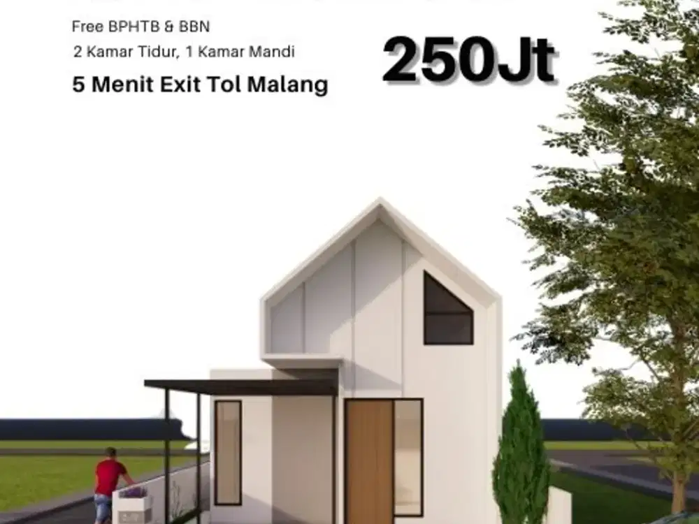 Rumah Minimalis Modern Pakis Dekat Kota Malang