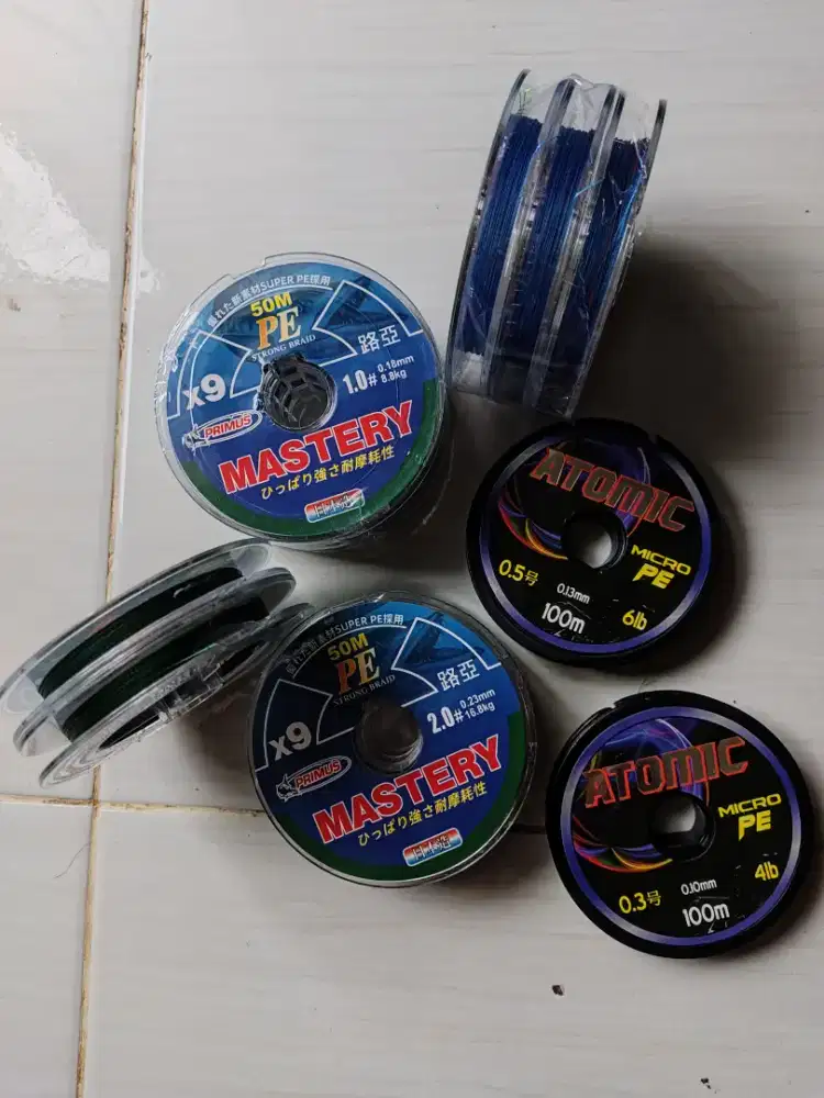 Benang PE Senar Pancing 50Meter 100Mter 150Mter 300Meter
