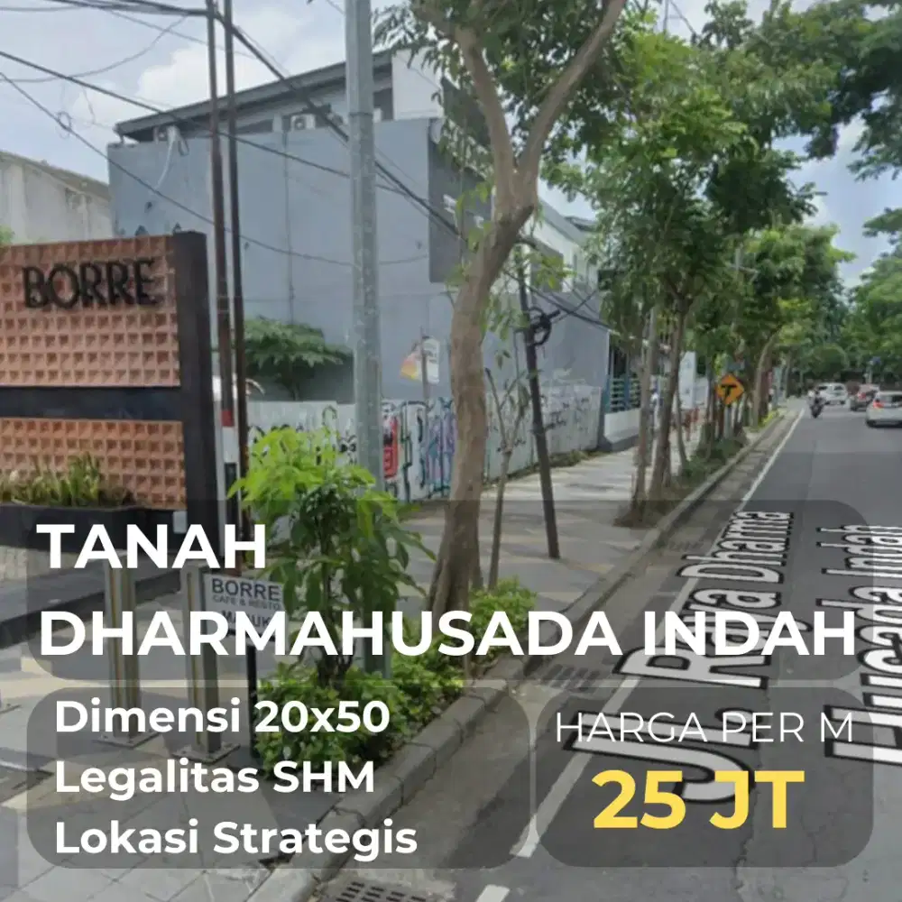 DIJUAL TANAH RAYA DHARMAHUSADA INDAH SURABAYA