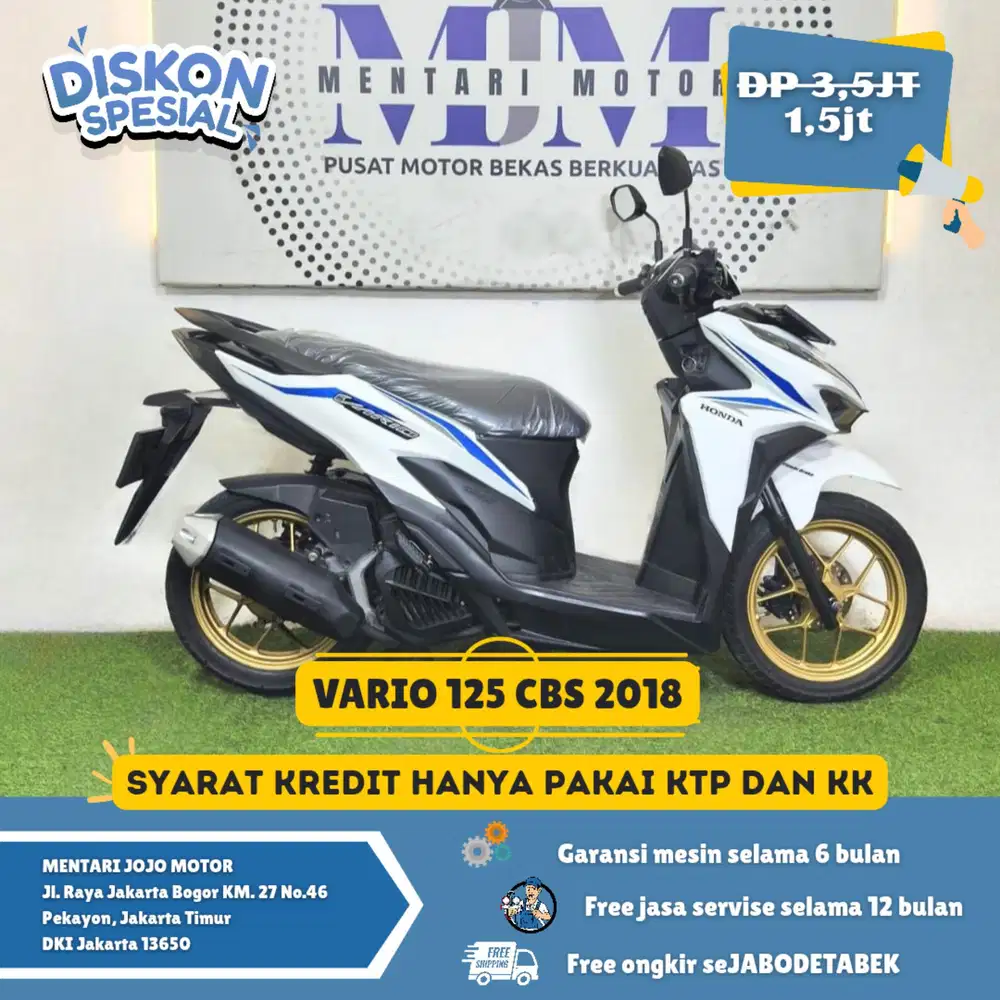 VARIO 125 CBS 2018 OLD GAS BISA KREDIT! MENTARI JOJO MOTOR