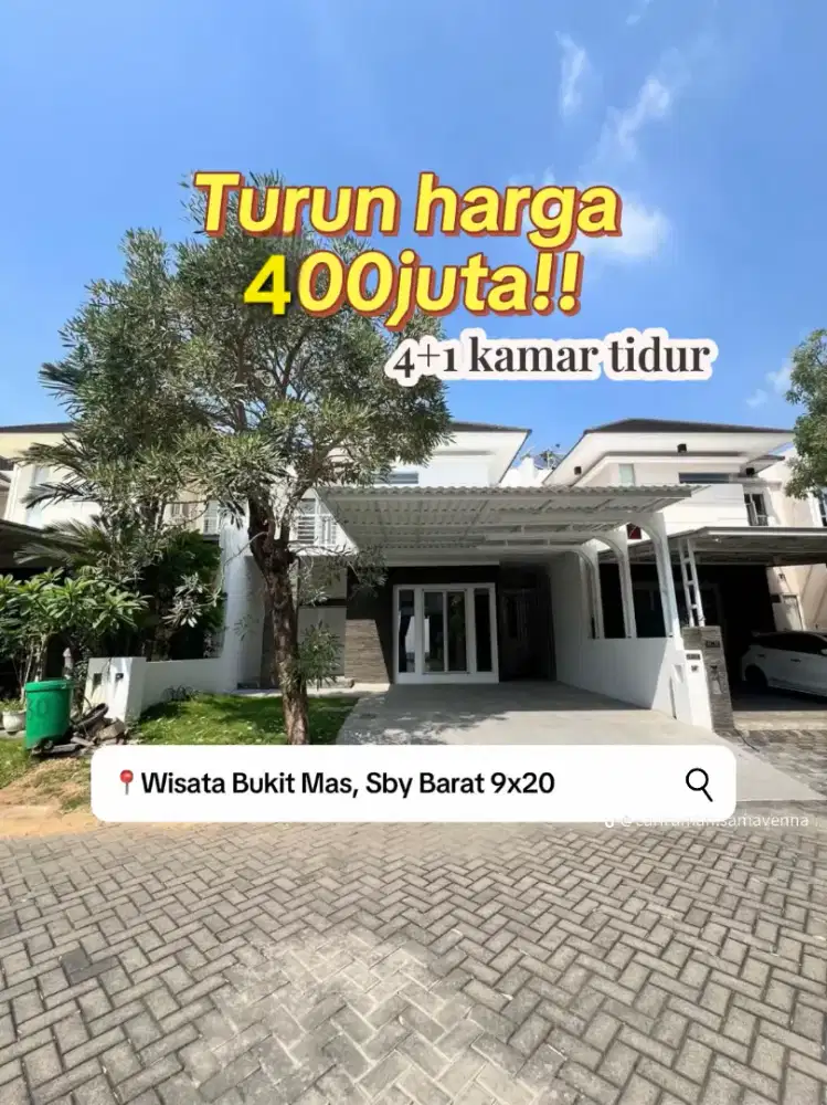 Termurah‼️Rmh 2LT Wiyung WBM Sby Barat