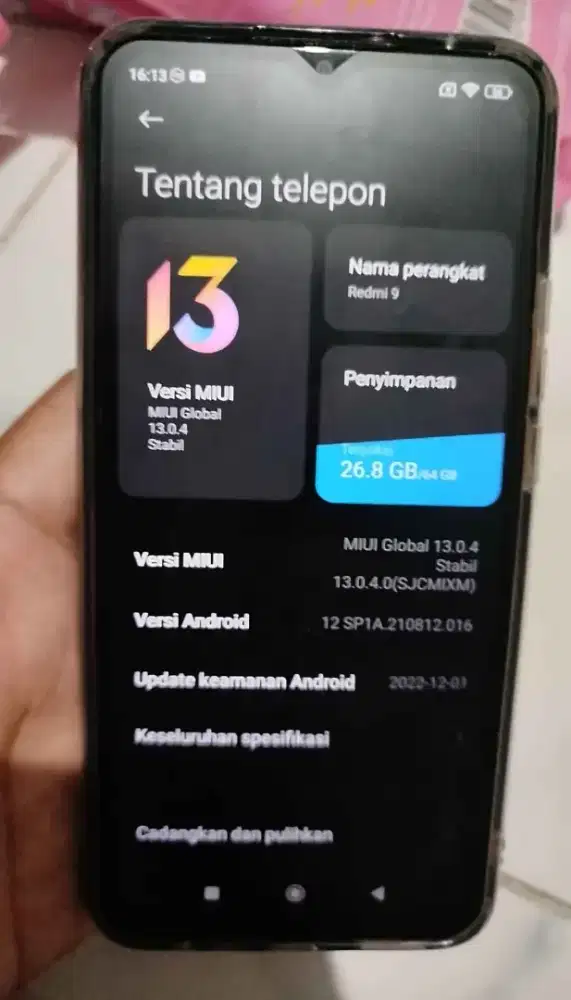 Xiaomi Redmi 9 4/64 GB fullset