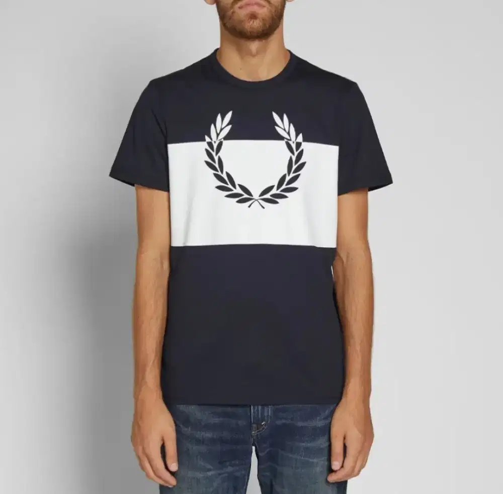 T-shirt FRED PERRY Big Logo colour black Size M