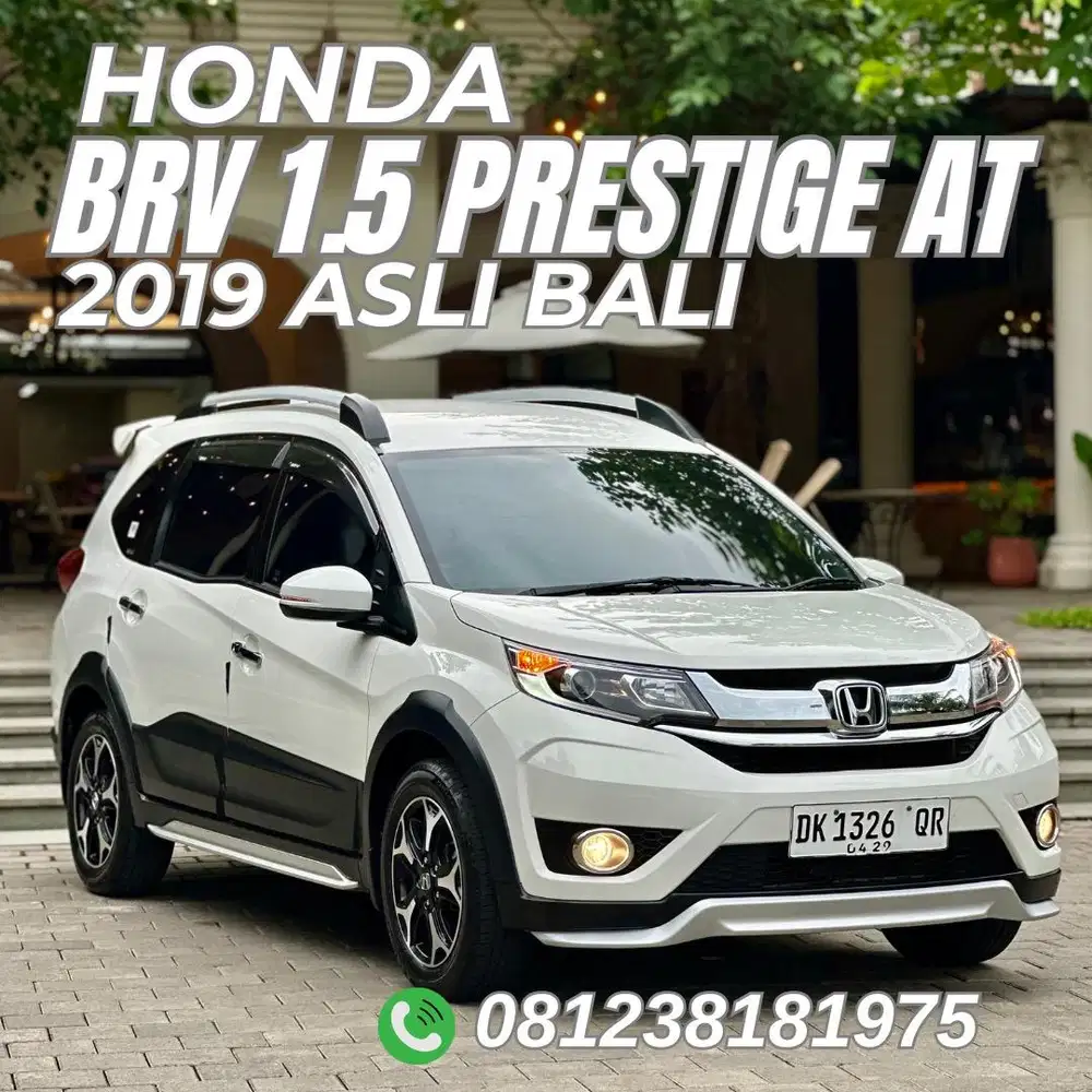 BRV 1.5 E PRESTIGE CVt AT 2019 PUTIH ASLI BALI