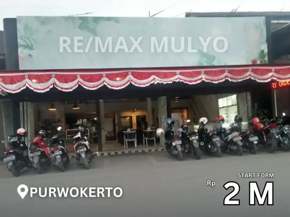 Ruang Usaha Dijual Start Form 2 M, Lokasi Strategis dan Potensial Area Purwokerto