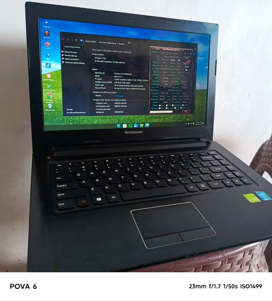 Laptop LENOVO Core i5/Ram 6gb/SSD+Hdd /Tuk Pelajar,Usaha,Bisnis,Design