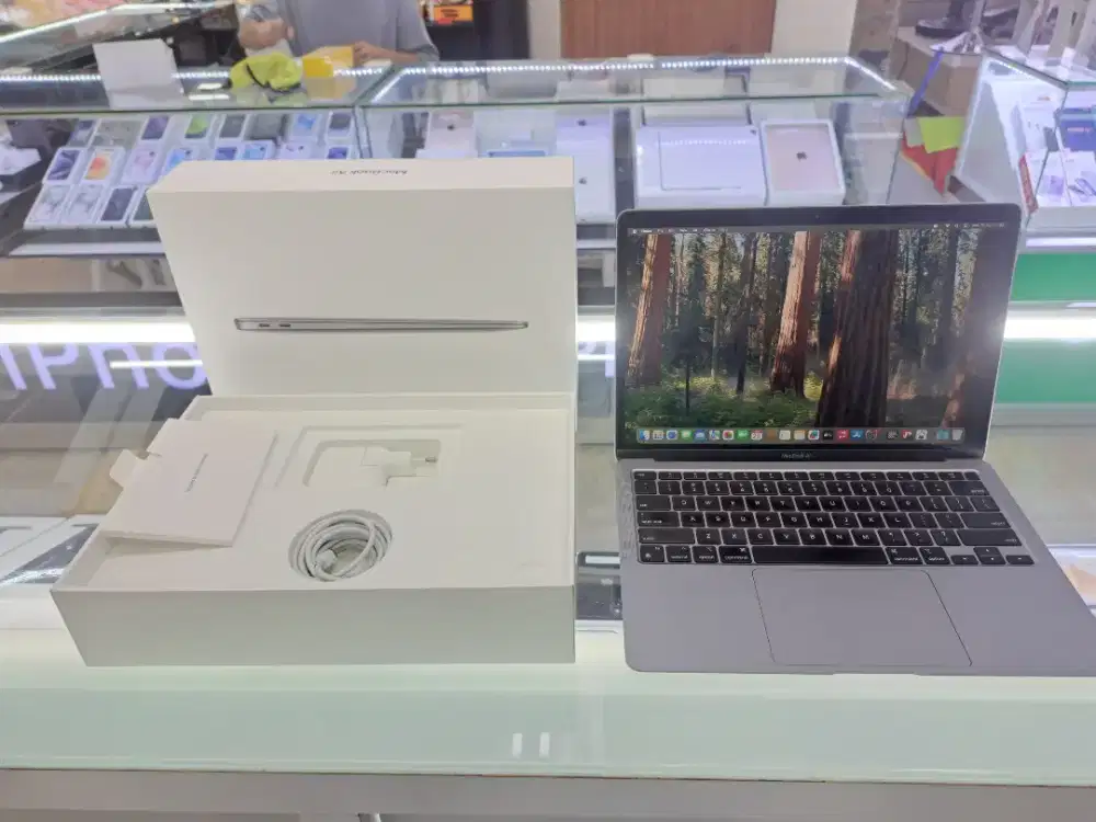 Second Macbook Air M1 8/256GB SSD Gray Ex IBOX Mulus Fullset Nego